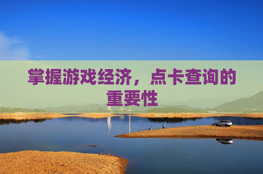 掌握游戏经济，点卡查询的重要性