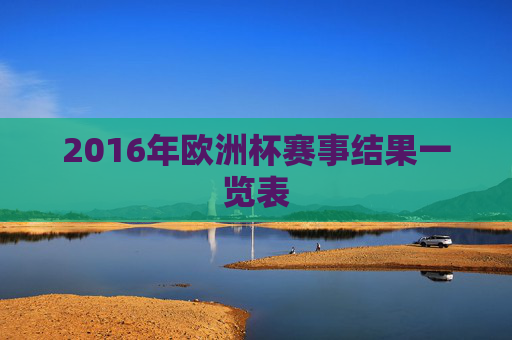 2016年欧洲杯赛事结果一览表