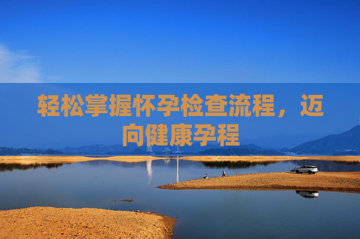 轻松掌握怀孕检查流程，迈向健康孕程