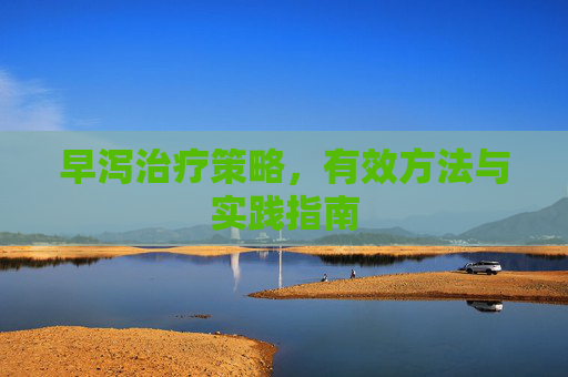早泻治疗策略，有效方法与实践指南