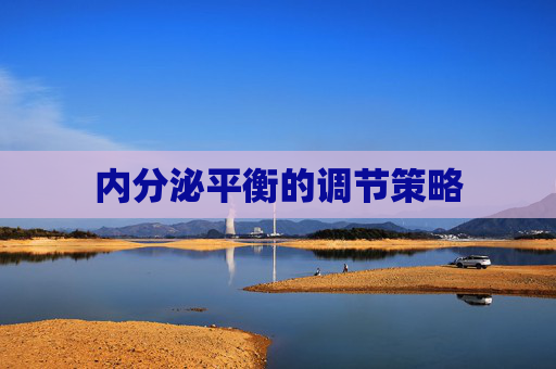 内分泌平衡的调节策略