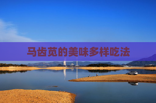 马齿苋的美味多样吃法