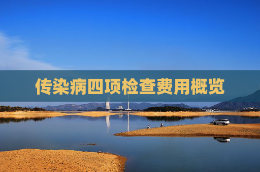传染病四项检查费用概览