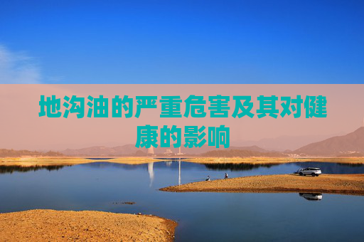 地沟油的严重危害及其对健康的影响